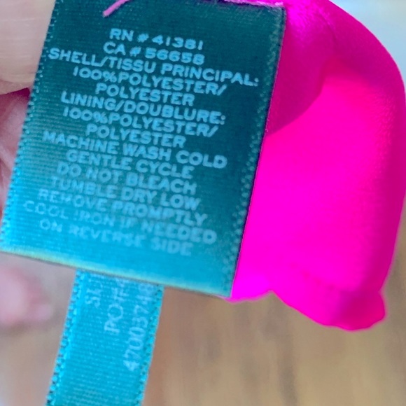 NWT Lauren Ralph Lauren Exotic Pink Sleeveless A-line Shift Tank Dress size 2 - Picture 9 of 14